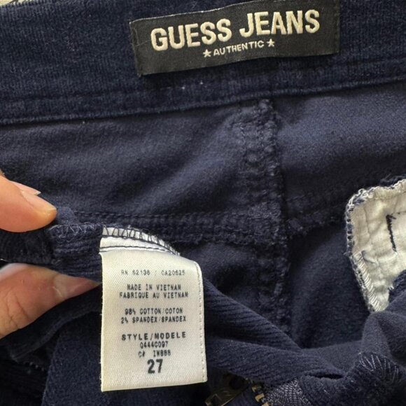 Y2K Guess Corduroy Jeans Low-Waisted Flare Pants - Picture 6 of 6